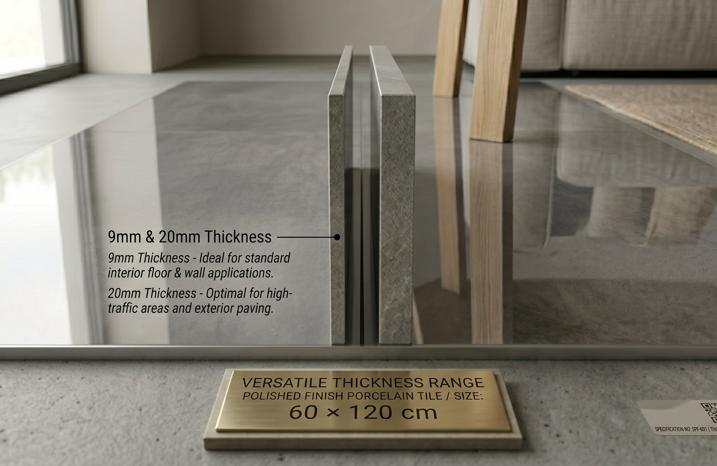 9mm and 20mm Thickness Tiles